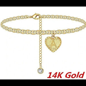 Gold plated women angklet